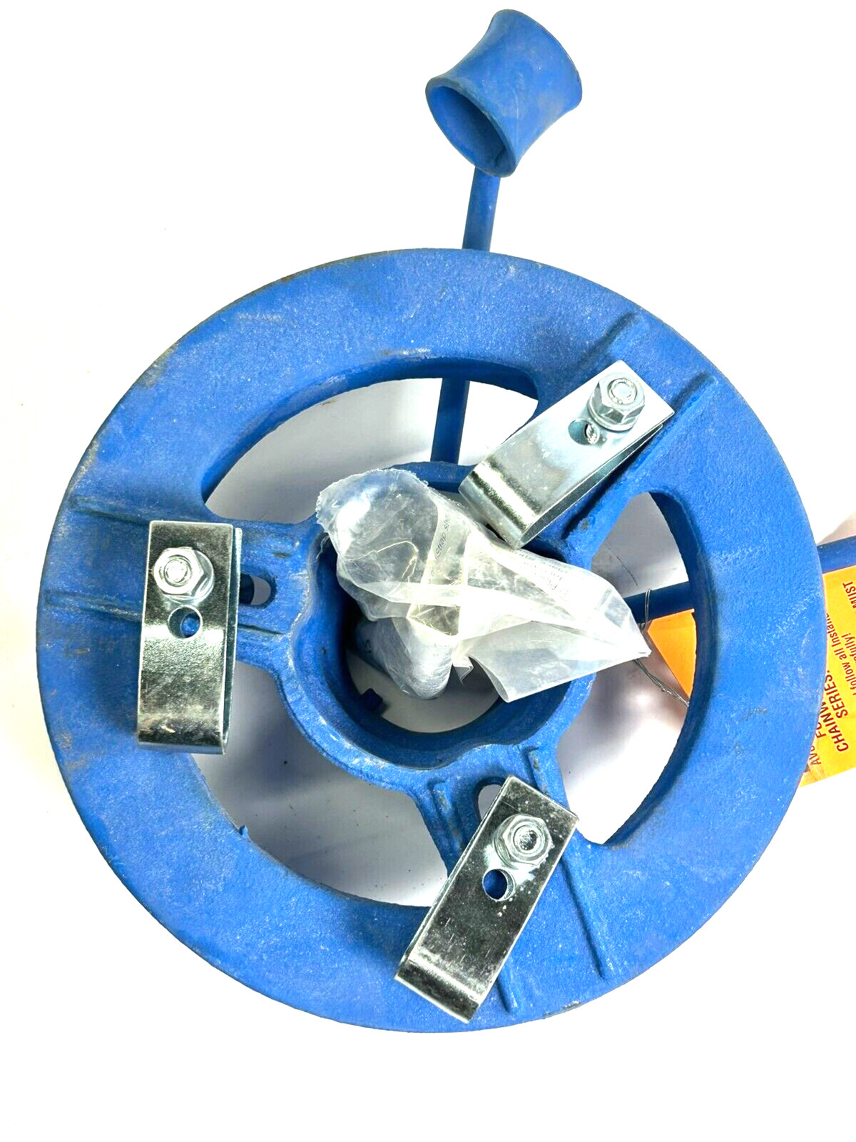 Roto Hammer M Series CL9D1 Chain Wheel Blue Manual Valve Ductile Iron Clamp