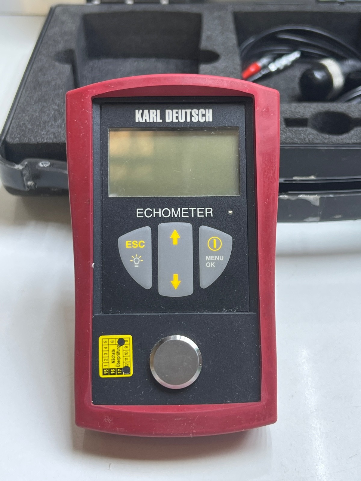 Karl Deutsch 1076.001 Wall Thickness Gauge ECHOMETER 1076 Basic