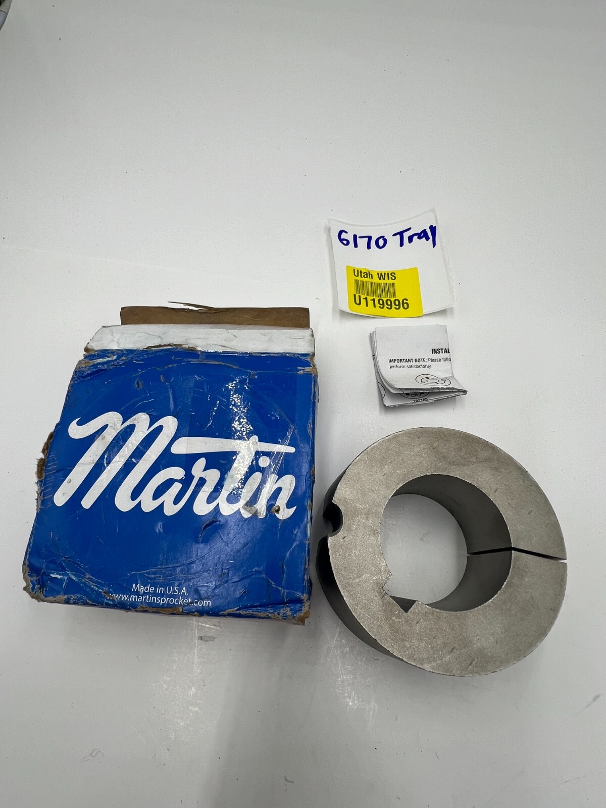 Martin Taper Lock Bushing 2-3/16 3020 Series 3030 Cast Iron