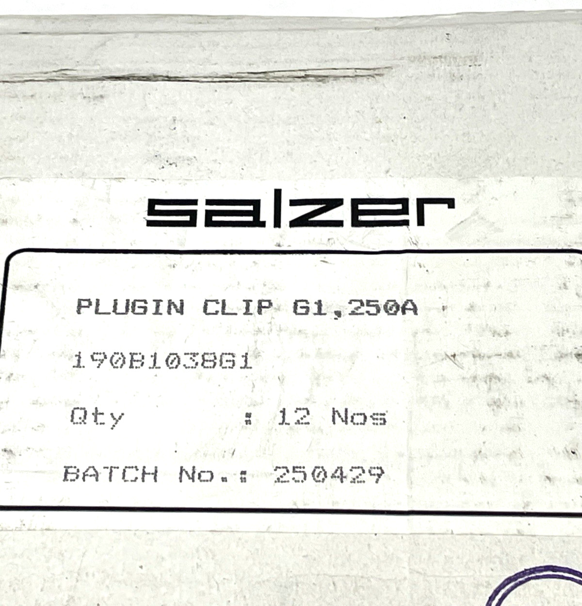 12pcs Plugin Clips G1 250A 190B1038G1