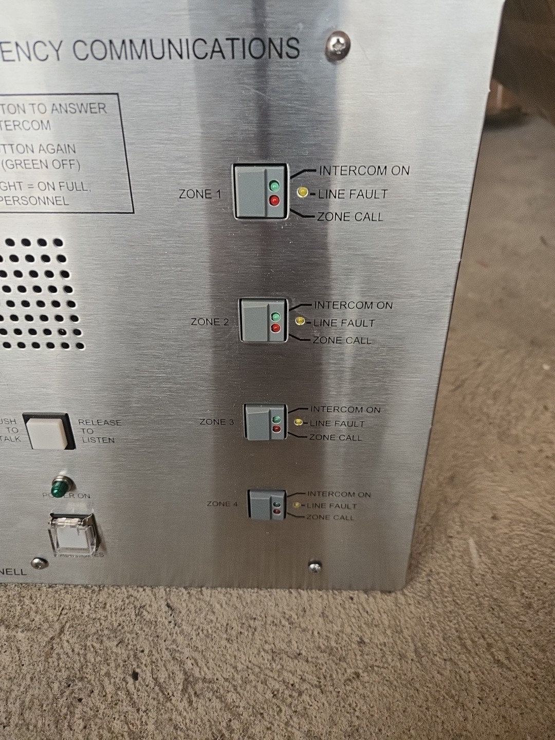 Cornell Emergency Communications 11″ Height 10″ Width Area Rescue Master Audio