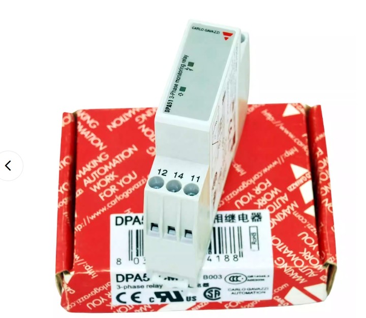 DPA51CM44 CARLO GAVAZZI 3-Phase Monitoring Relay 208-480VAC New In Box