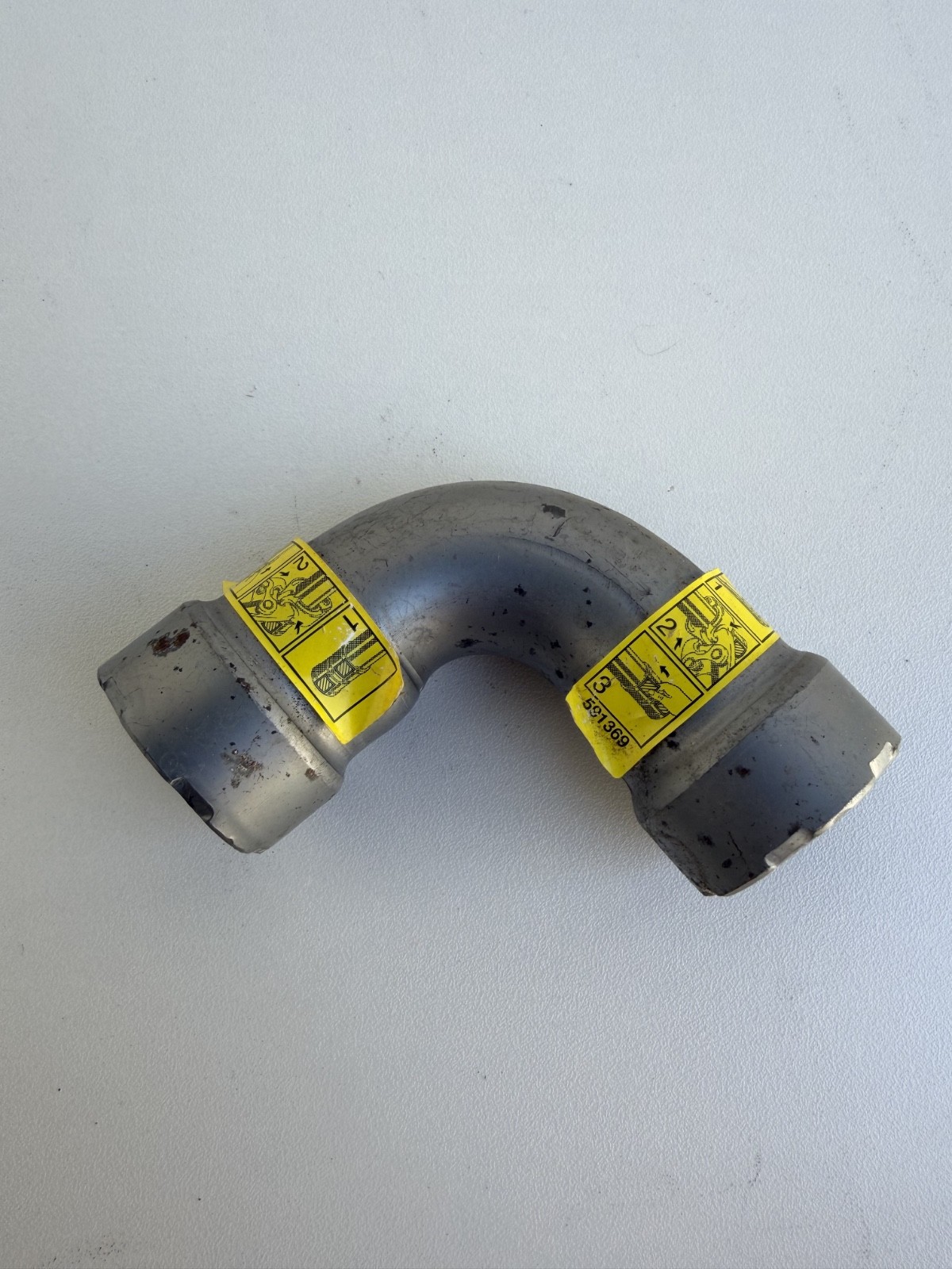 Viega MegaPressG 25201 Carbon Steel 90 Degree Elbow 1/2 Inch Press Connection