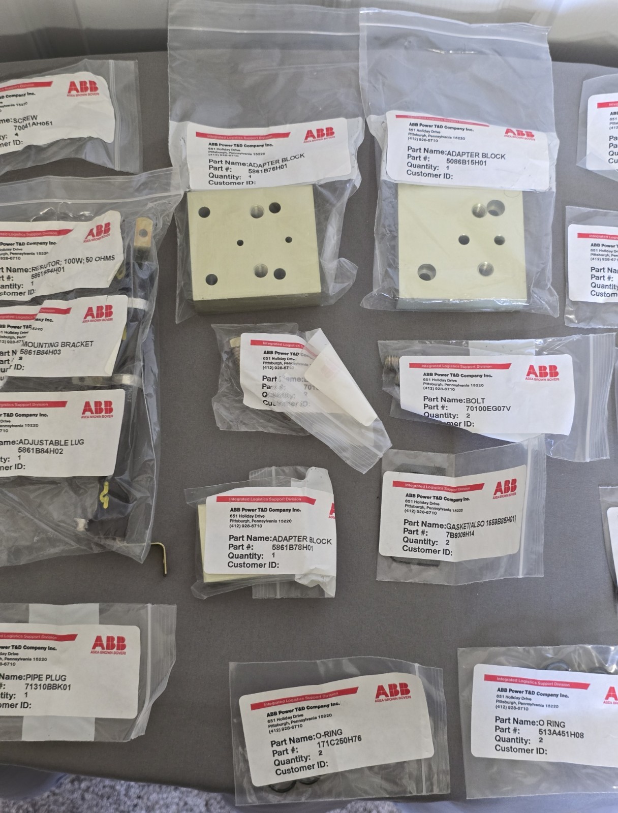 ABB 5861B81G01 Adapter Kit Brand New/Open Box Free Ship
