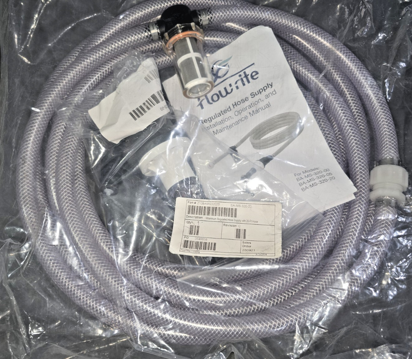 NEW E-Z-GO Flow-Rite 20ft Hose & Regulated End Assembly Pro-Fill & Hydrolink