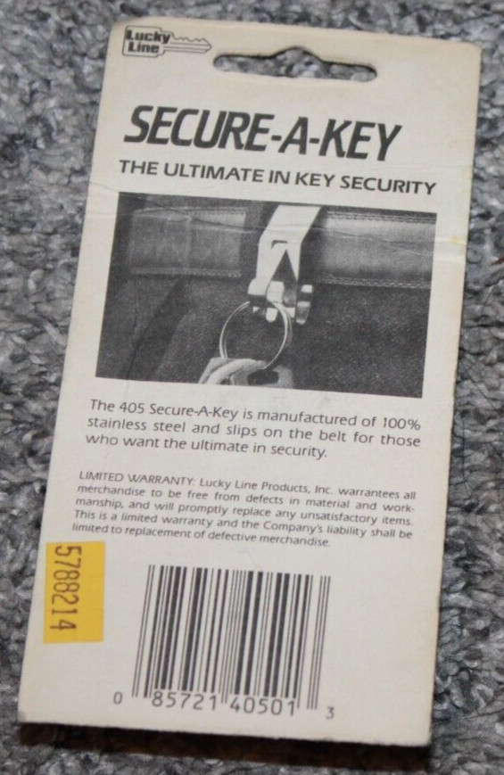 LUCKY LINE 405-1 Secure-A-Key SLIP ON (NOS)