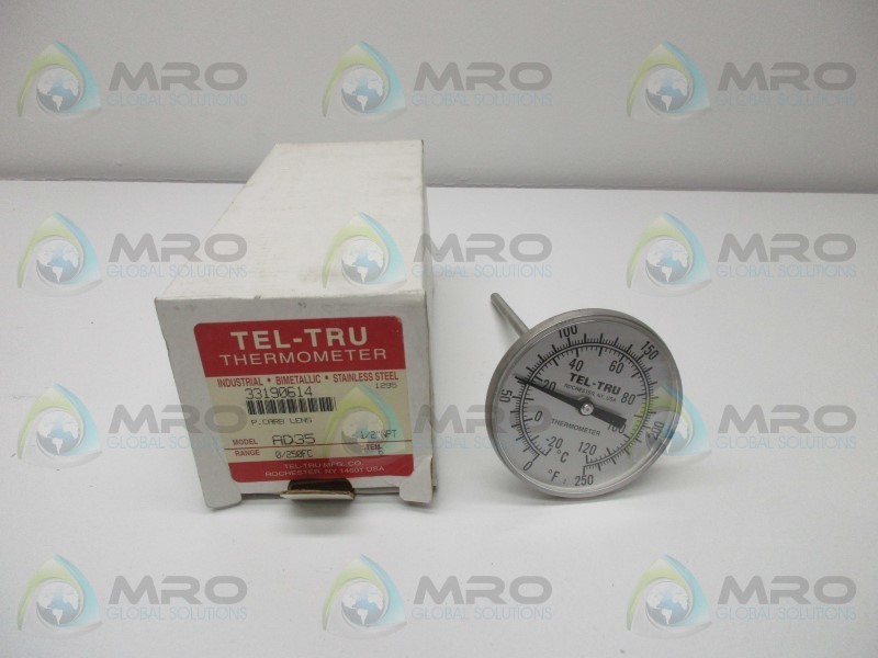 TEL-TRU AD35 THERMOMETER 0/250FC NSMP