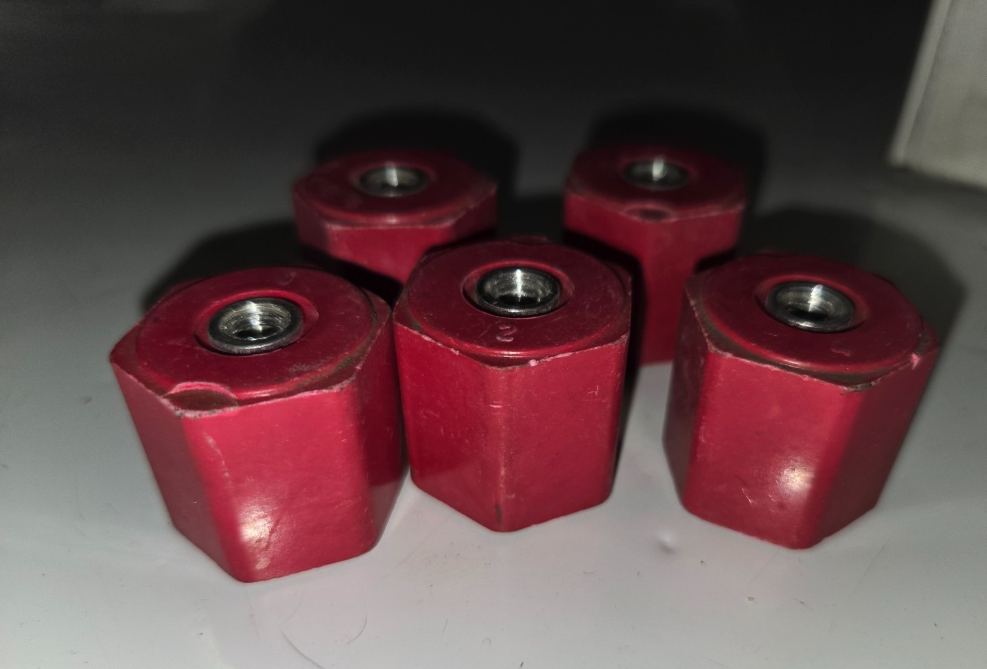 Glastic Cleveland Lot 1″ x 1 1/4″ Insulator Isolator Stand-off LOT OF 5