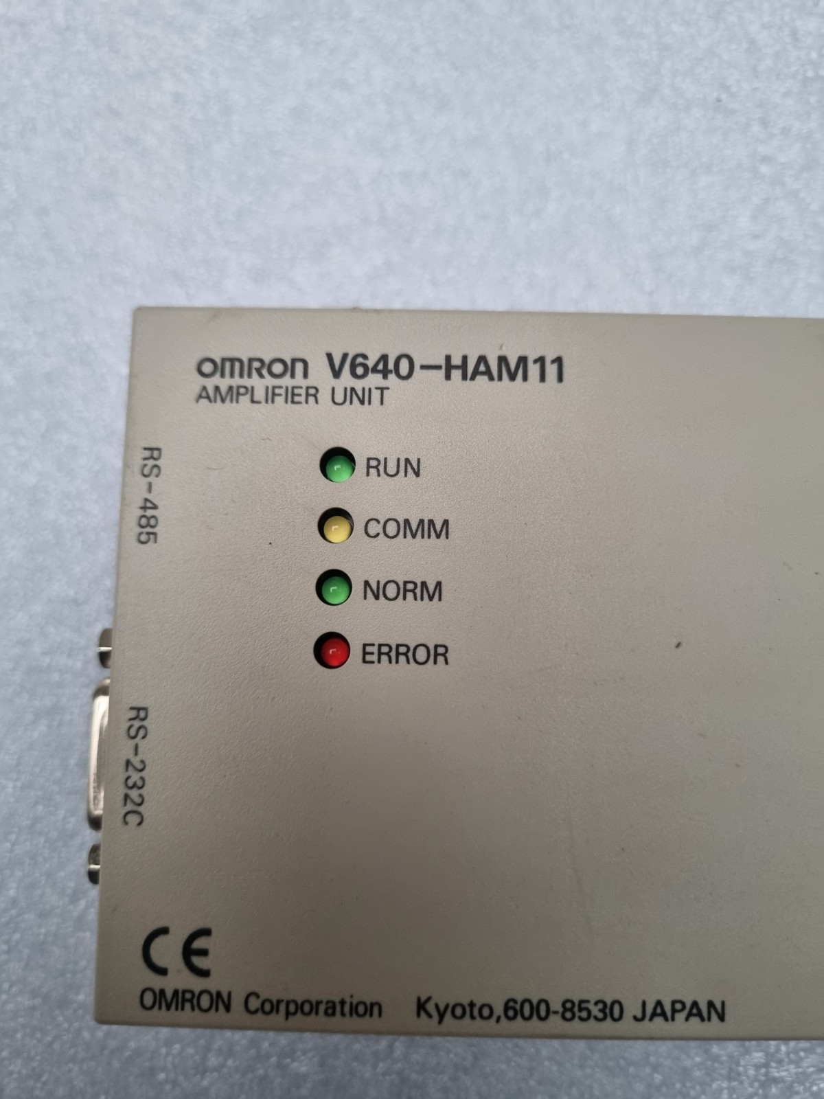 Omron V640-HAM11-V4 CIDRW RFID Amplifier Unit RS232/RS485 24VDC Fast Ship