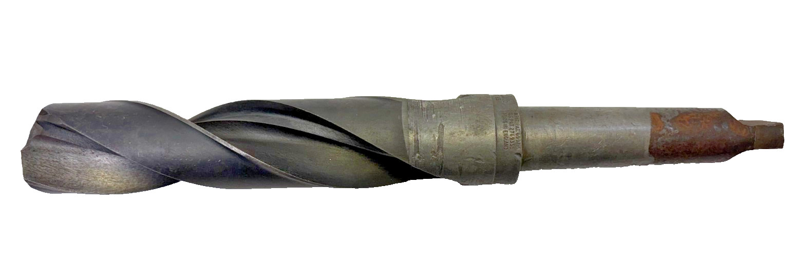 FB TOOLS, #4 MORSE TAPER SHANK DRILL BIT, SPIRAL 2 FLUTE, HS, OAL 14-1/8″