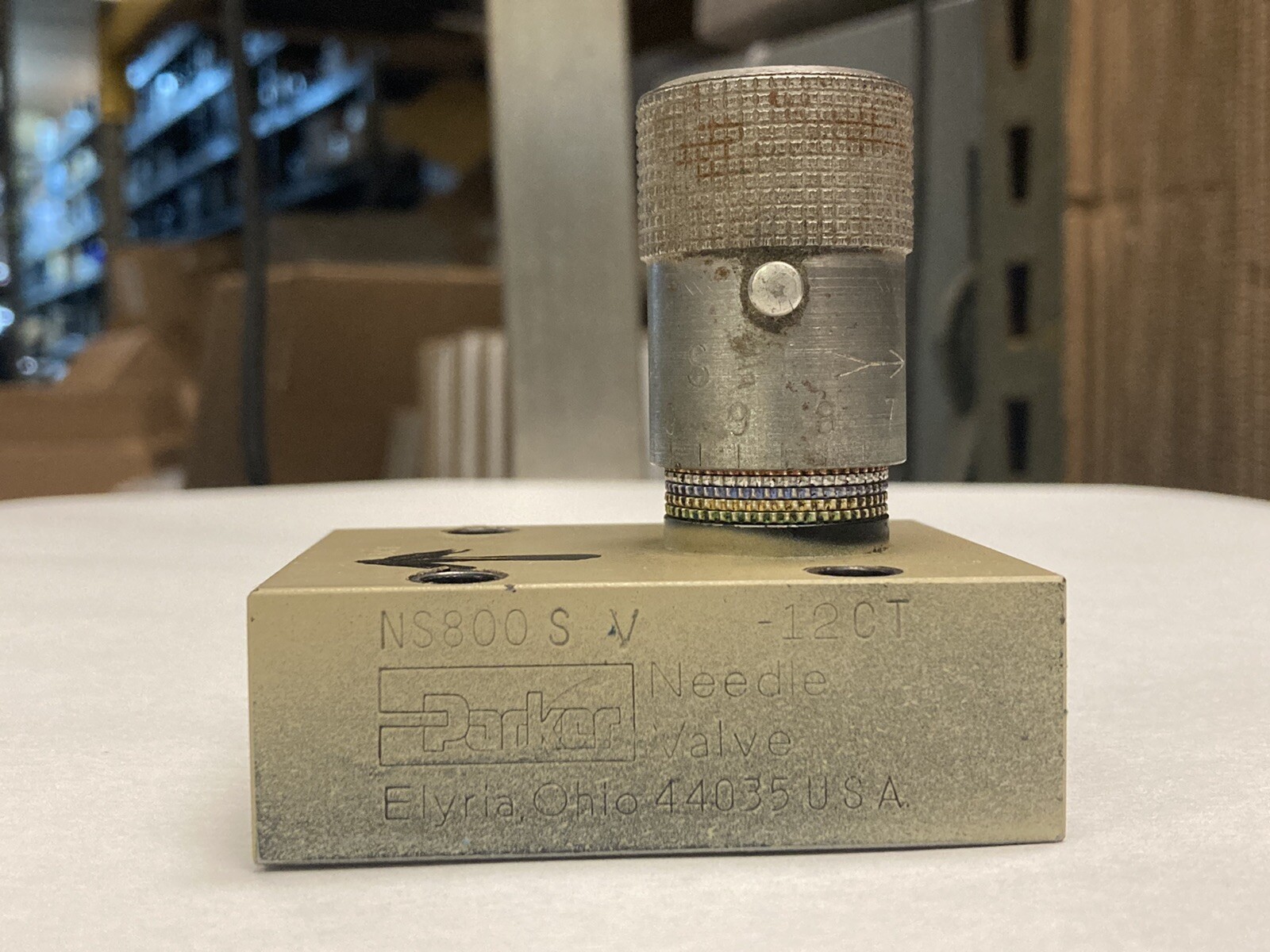 Parker,NS800S-V,Flow Control Needle Valve