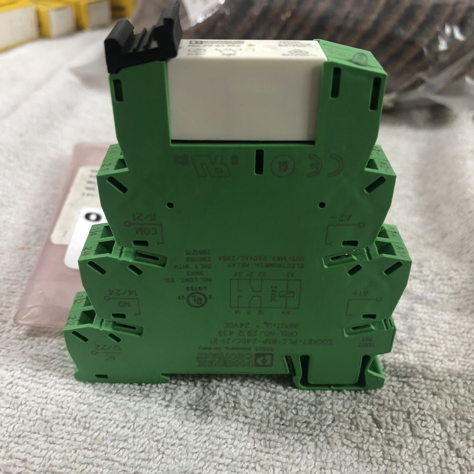 Phoenix PLC-BSP-24DC/21-21 2912439 Contact Block 24V & Relay 2961192 (4208)