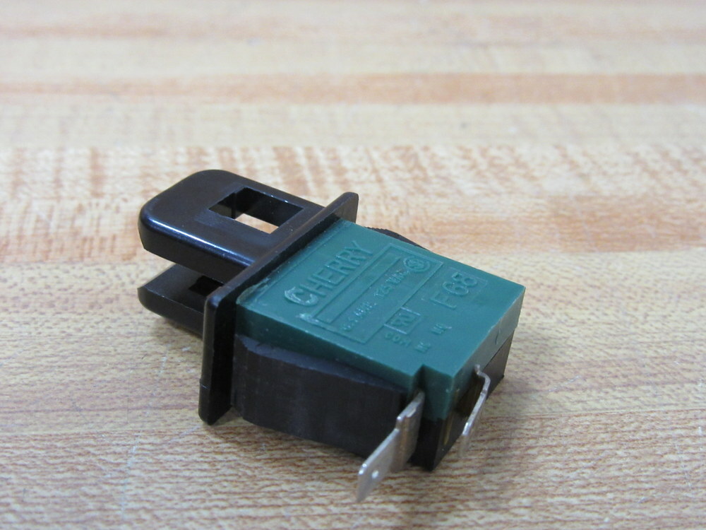 Cherry F68 Push Button 0.1 Amps 125 VAC T85 2-Blade (Pack of 5)