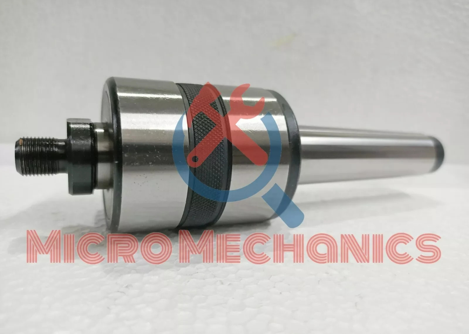 Revolving Live Center MT 2 – MT 3 Shank + 50mm Mini Chuck 4 Jaws Self Centering
