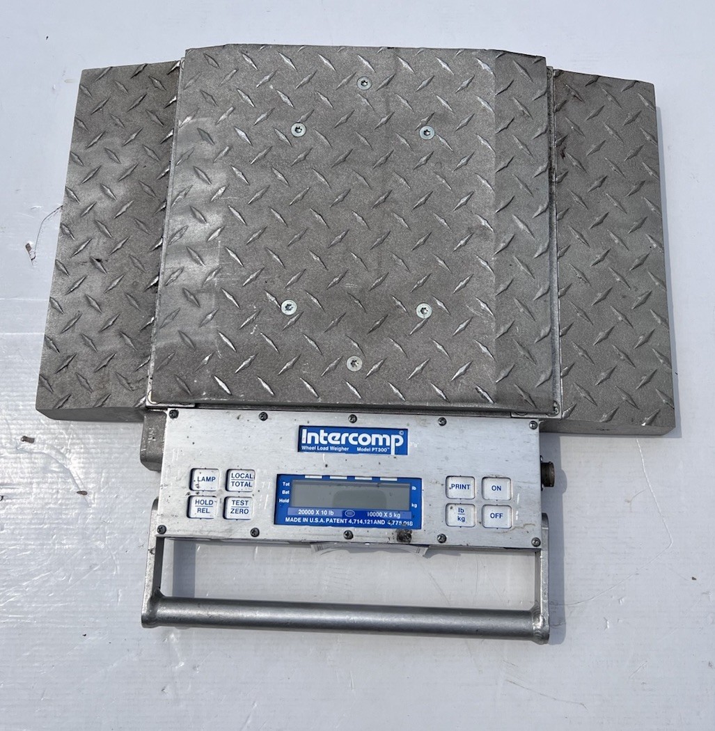 Intercomp PT300 portable wheel load scale 20,000 lb (1 Pieces)