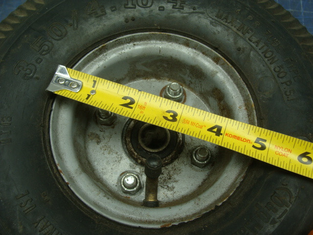 B&P MANUFACTURING 3.50/4 10 4 TIRE AND RIM LOT OF 3