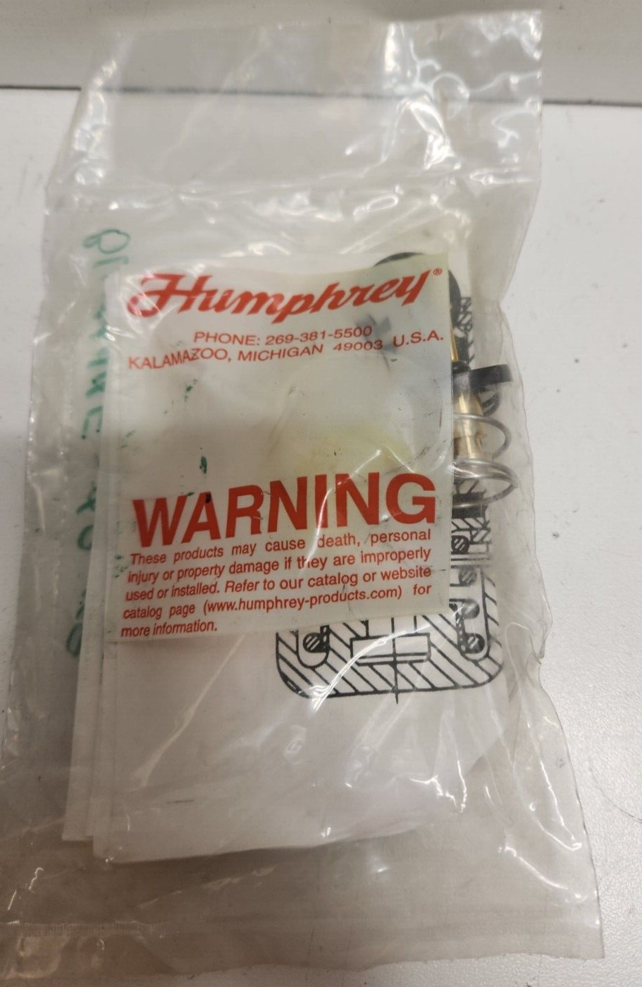 NEW OLD STOCK! HUMPHREY SEAL KIT SRK125P