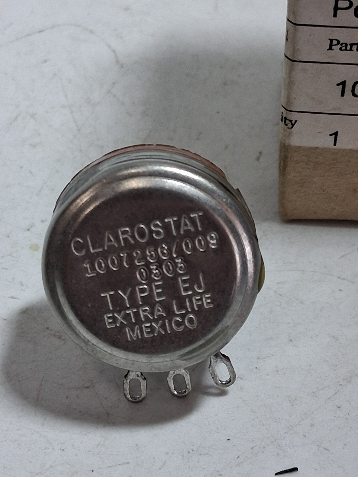 CLAROSTAT 1007256/009 POTENTIOMETER 1-TURN TYPE EJ NIB
