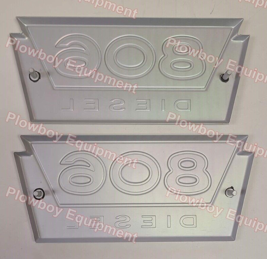 381558R1 Side Emblem SET of 2 for FARMALL IH International Tractor 806 DIESEL