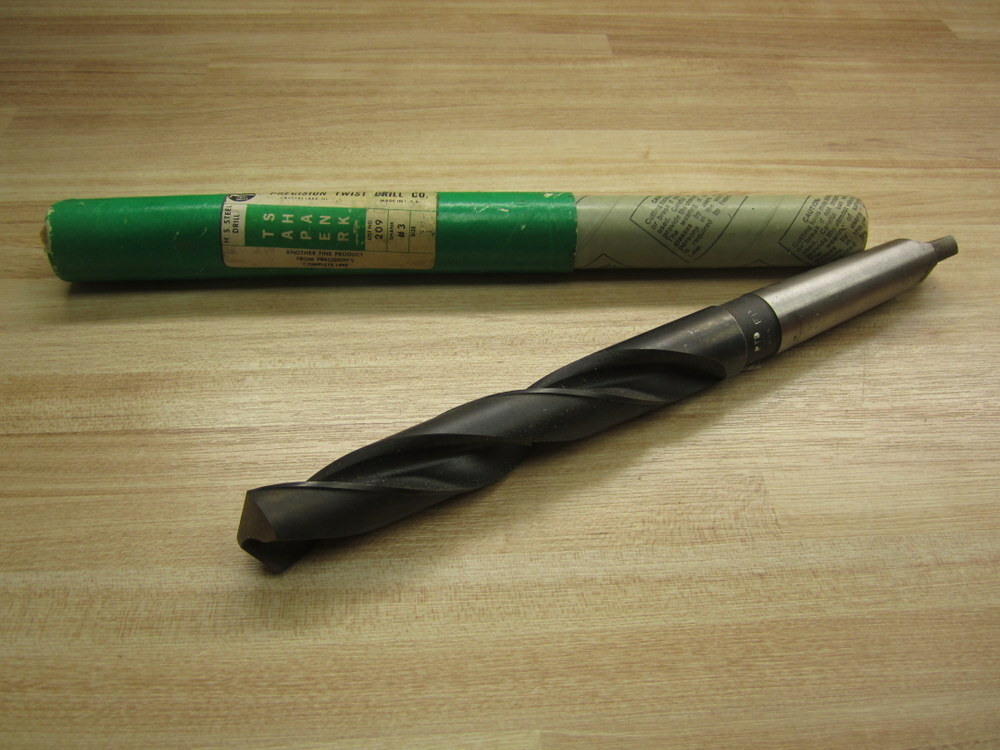 Precision Twist Drill 209 Taper Bit Shank #3