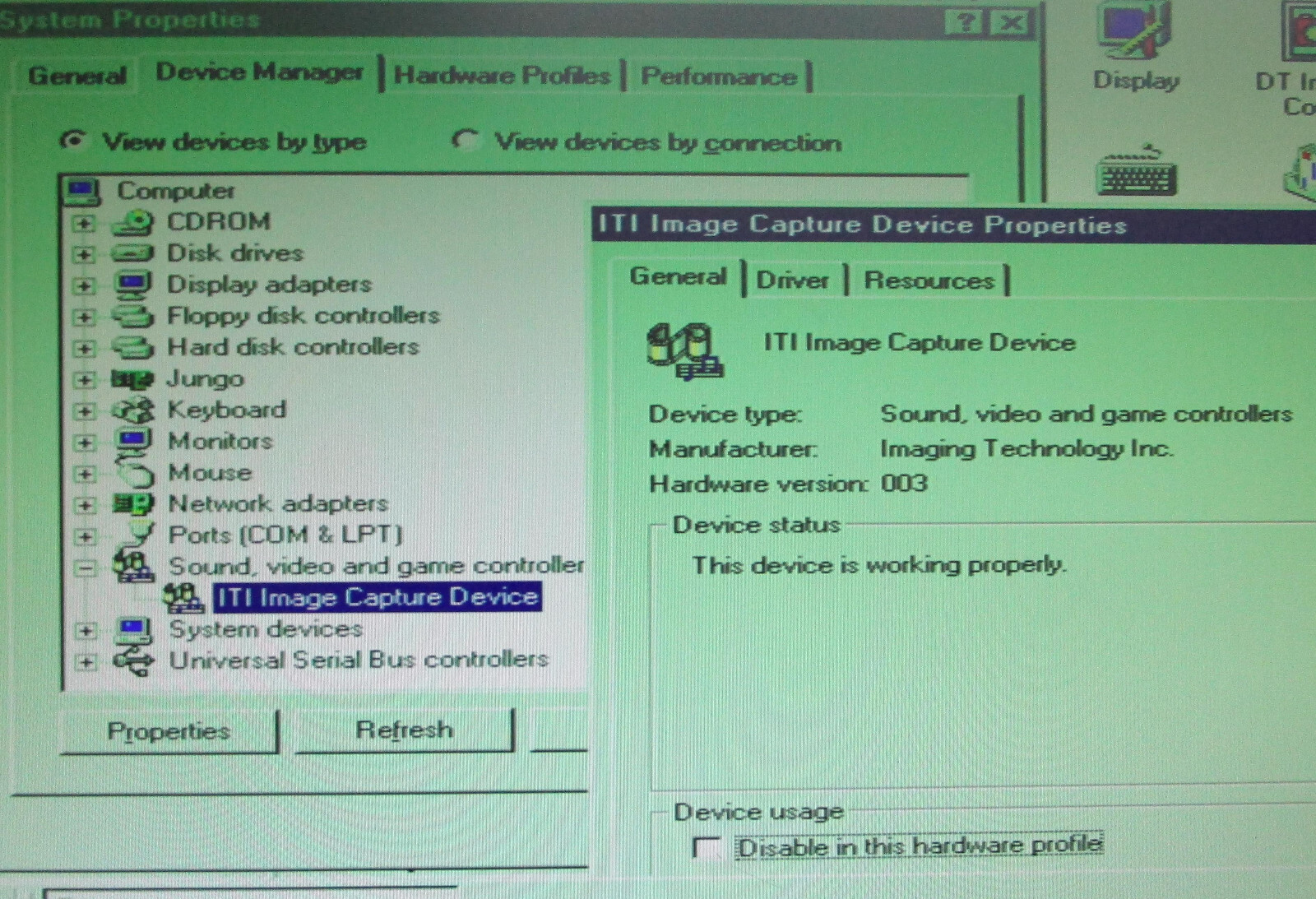 Imaging technology IC-PCI rev. A PCI999 ECO# N2857 RA8/N2373 & AMV168B tested