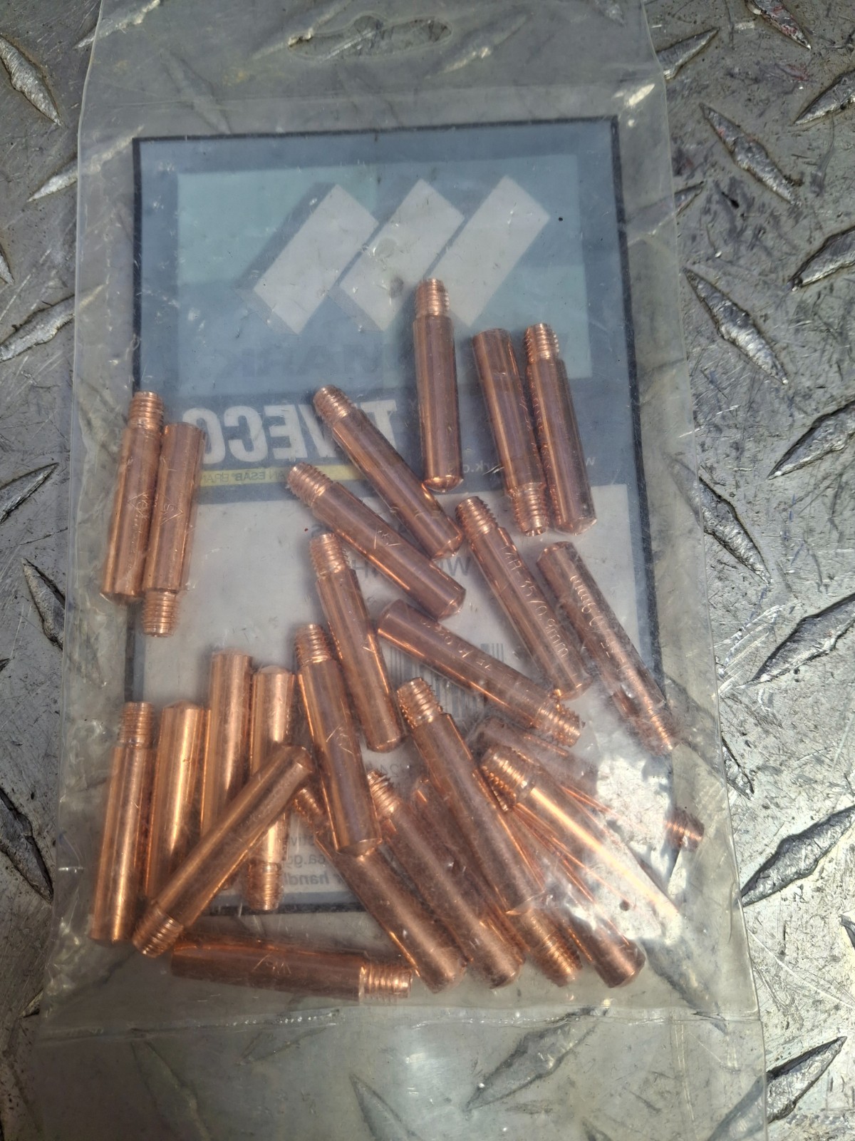 Weldmark by Tweco WMK14H35 MIG Copper Welding Heavy Duty Contact Tips Lot of 25