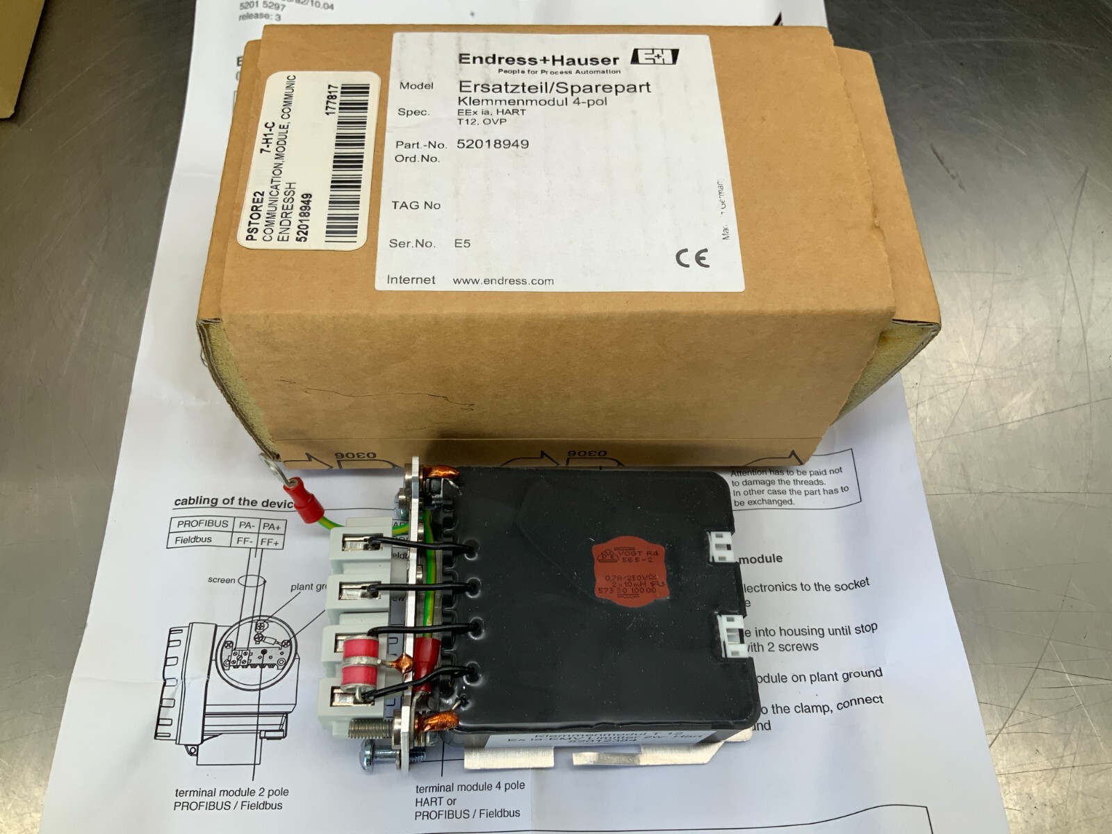 Endress+Hauser T12 Terminal Module 52012384
