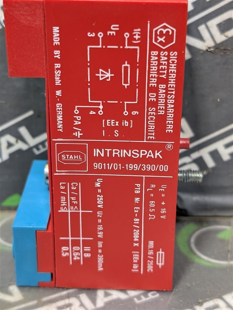 USED Stahl 9011/01-199/390/00 IntrinsiPak Safety Barrier Module