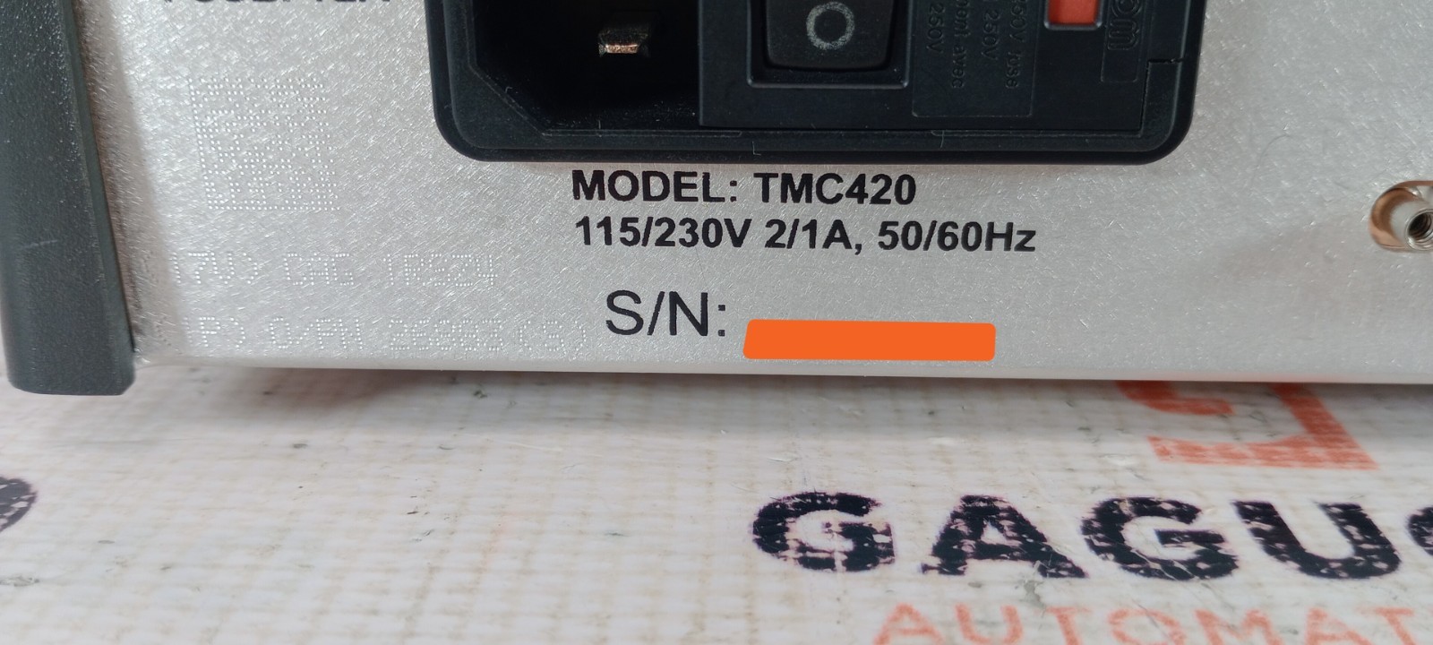USED TELESIS TMC420P PINSTAMP MARKING SYSTEM CONTROLLER 115/230V 2/1A 50/60Hz