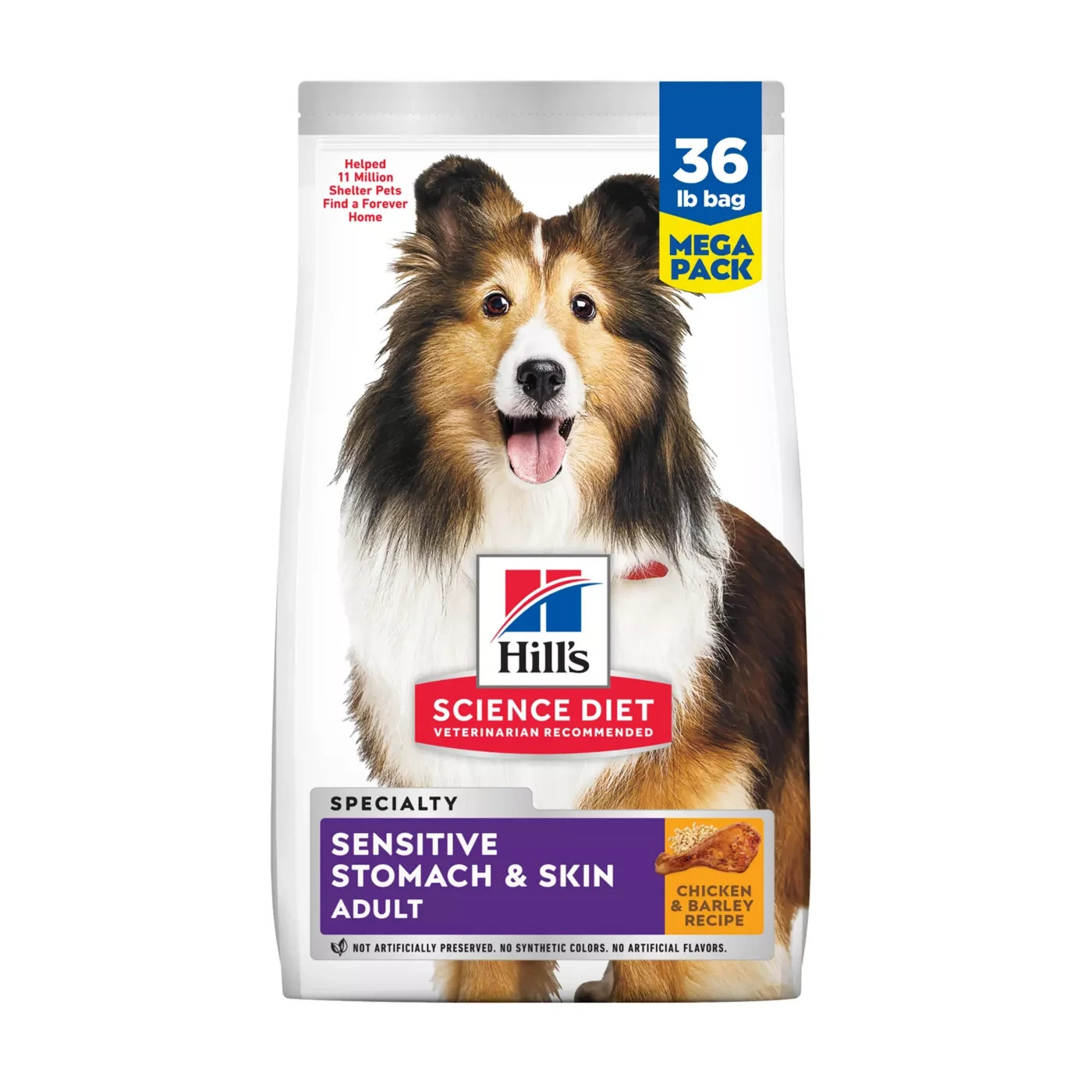 Hill’s Science Diet Adult Sensitive Stomach & Skin Chicken Recipe Dry Dog 36 lb