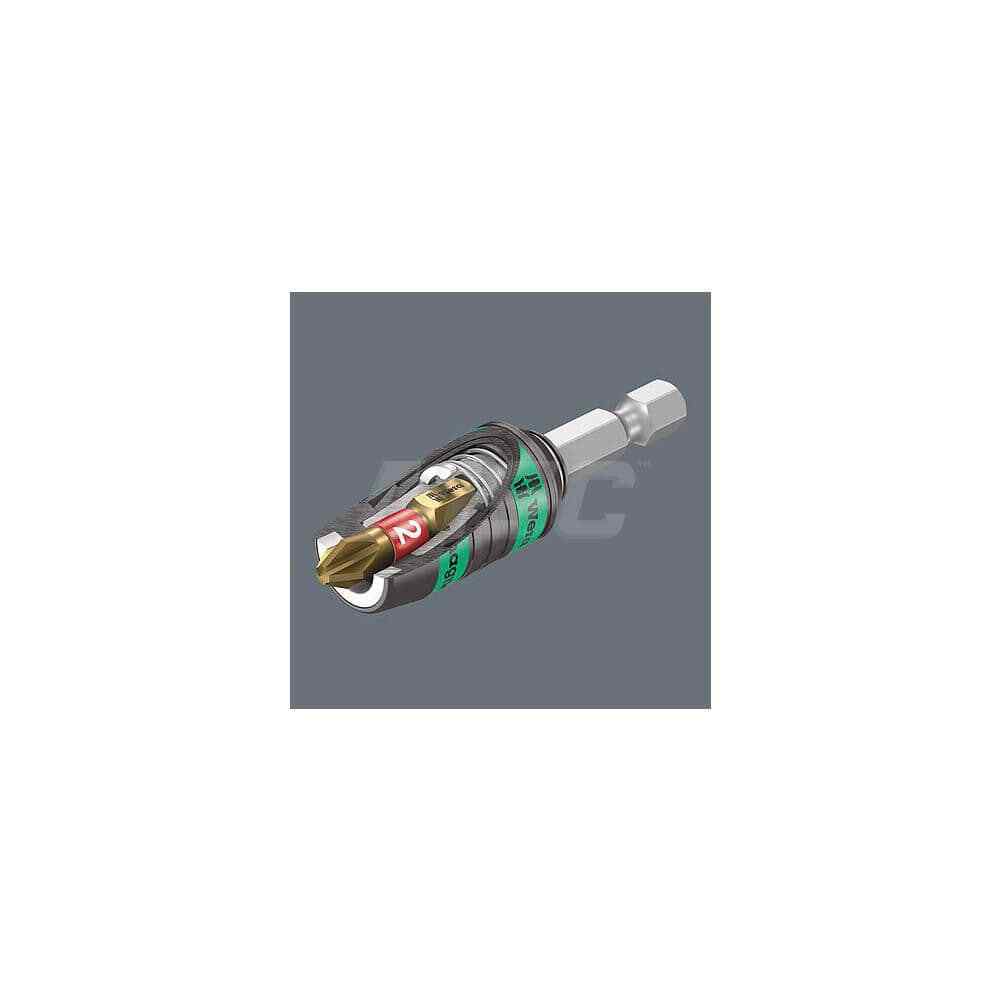 Wera 5052490001 Power Hex Bit Holder: 1/4″ Hex Drive, 2-1/4″ OAL