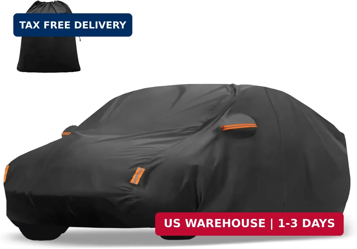 X AUTOHAUX Car Cover for Tesla Model Y 2020-2025 210D-PU Outdoor Full Car Cover
