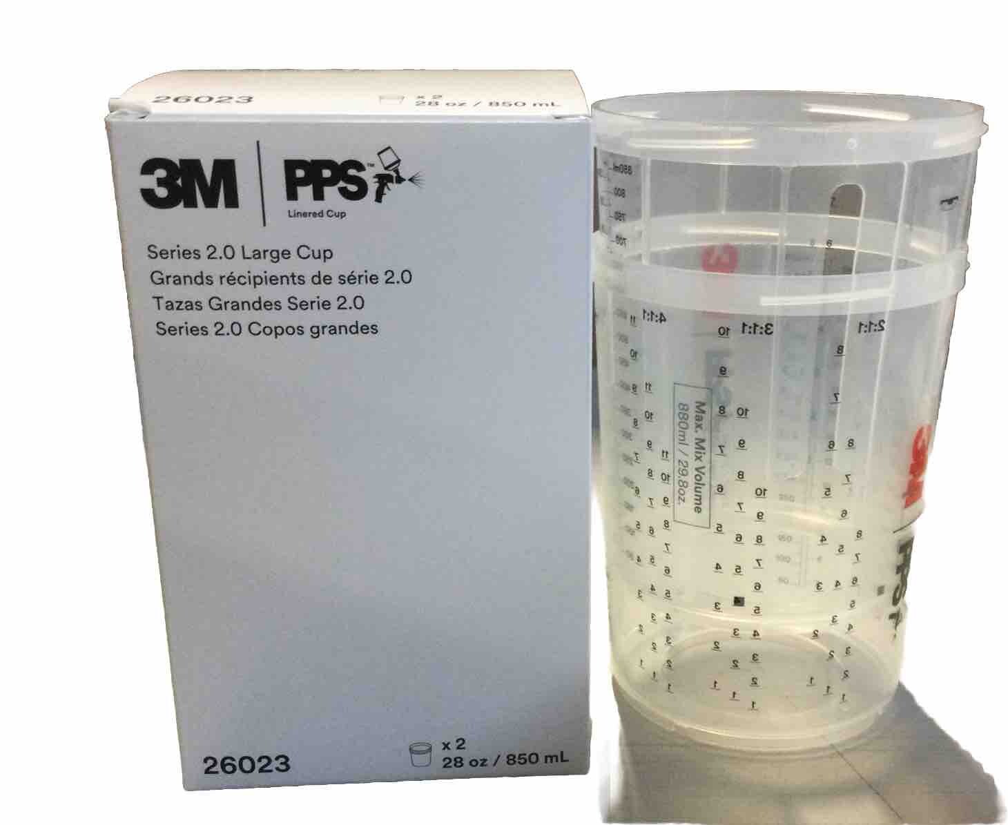 3M PPS Series 2.0 Cup 26023, Large (28 fl oz, 850 mL) Qty 8 7100284628 (G)