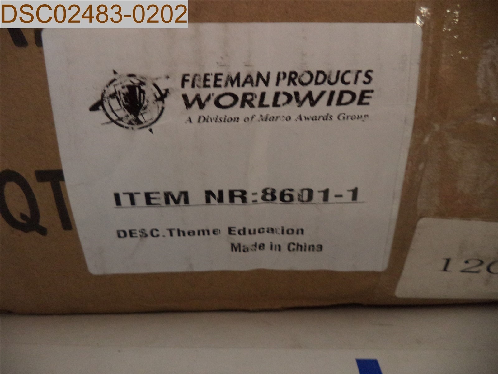 QTY=100 PCS: Marco Awards Group. DESC. Theme Education 8601-1