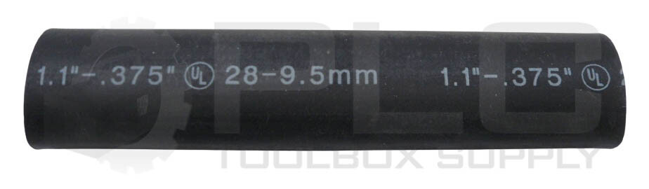 BOX OF 8 NEW BORG WARNER HST16 HEAT SHRINK TUBING, 1.1″-.375 28-9.5mm, 6″ L