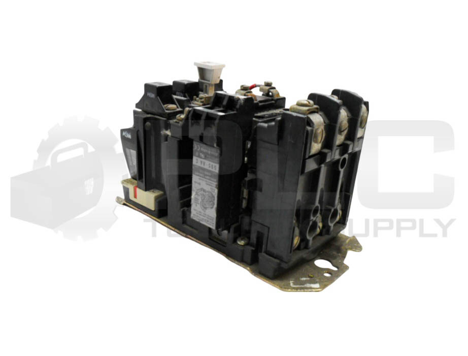 ALLEN BRADLEY 509-BOD /B STARTER W/ 42185-800-01 W/ CB236 W/ 595-AA /C *READ*