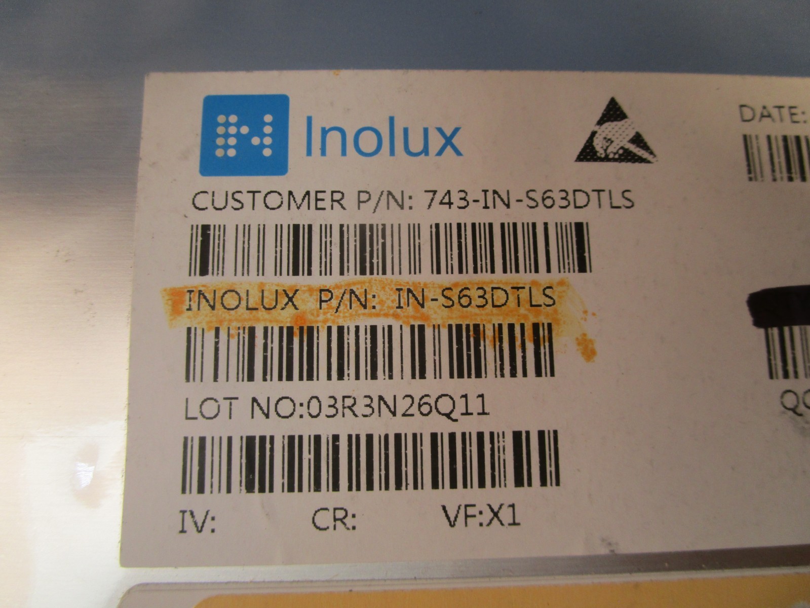LOT OF 500 Inolux IN-S63DTLS, Optical Sensor Ambient 630nm Analog 0603
