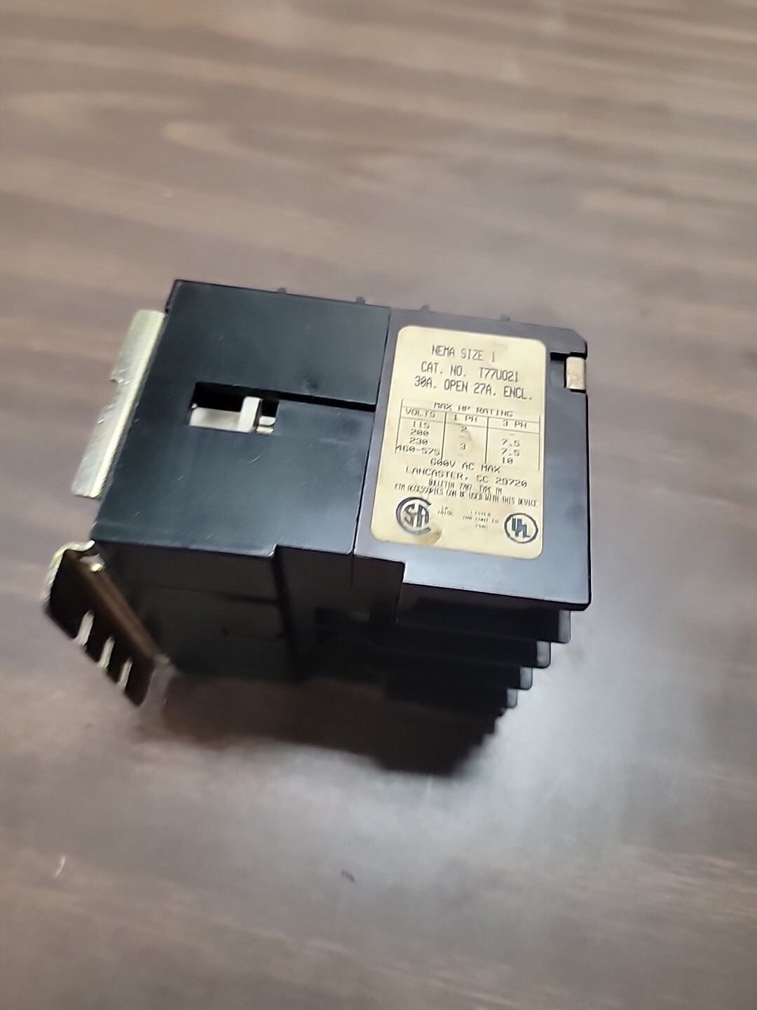 Sylvania 30 Amp Contactor T77U021 Joslyn Clark