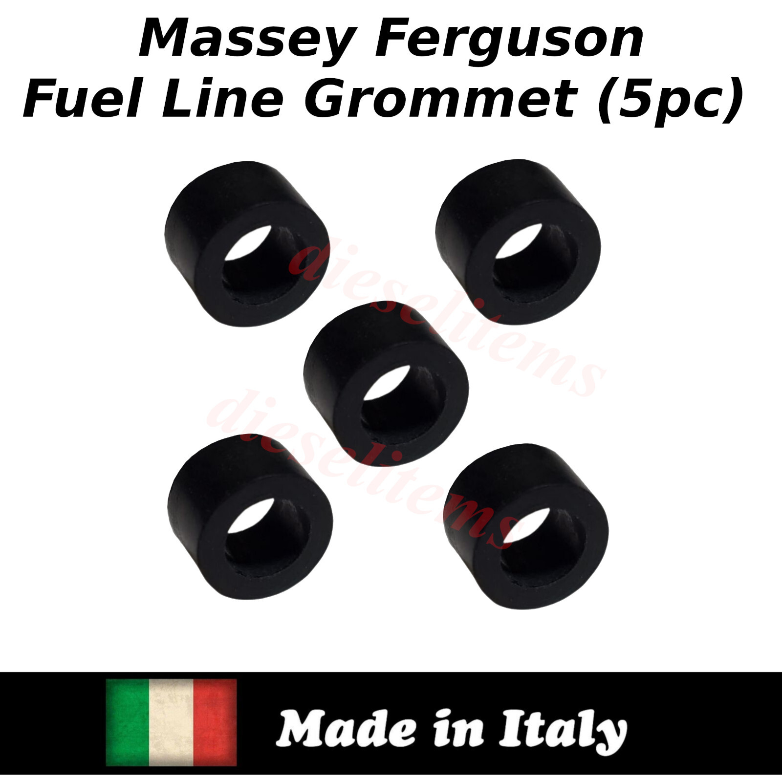 376525X1 Fuel Line Seal Sleeve 1/4″ for Massey Ferguson 135 150 165 1100 (5 pc)