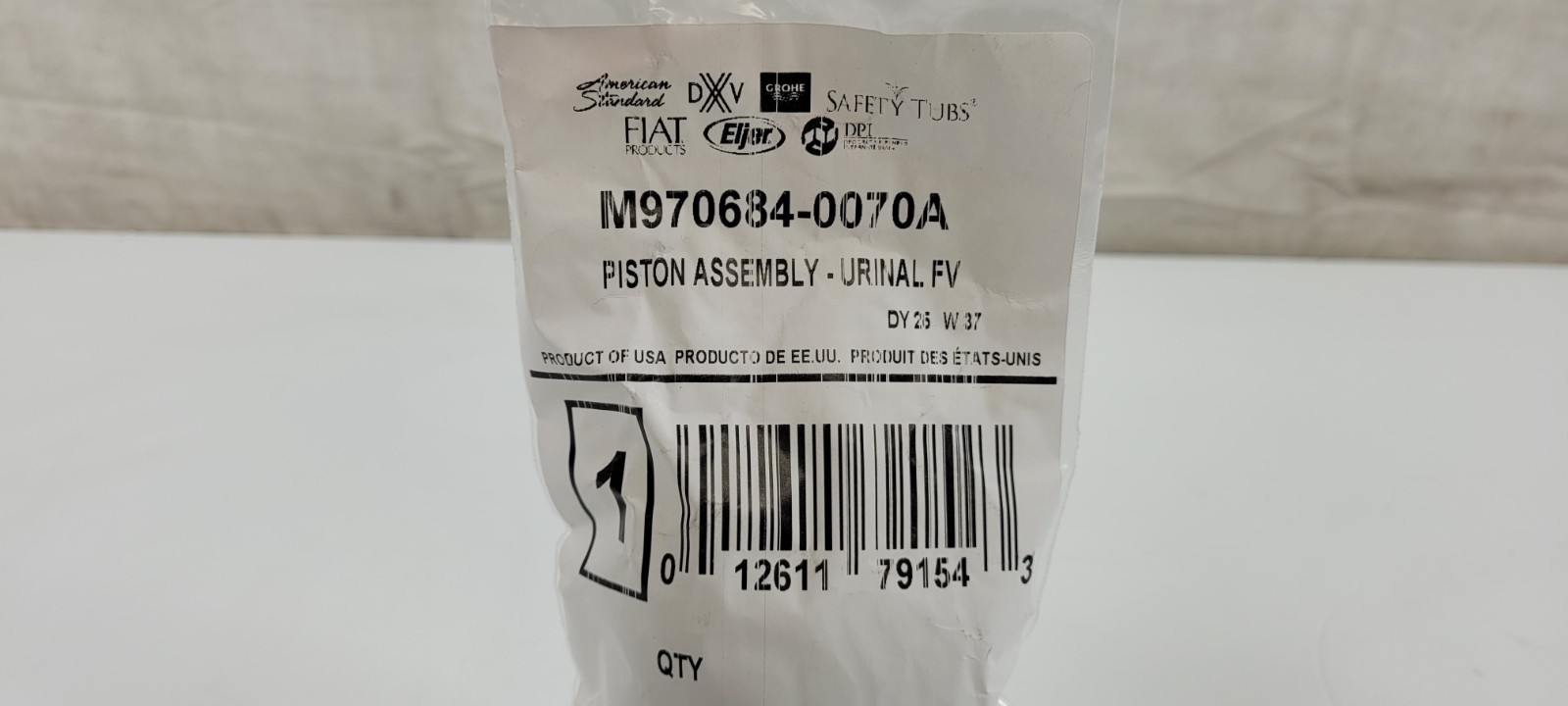 American Standard M970684-0070A Piston Assembly Urinal FV