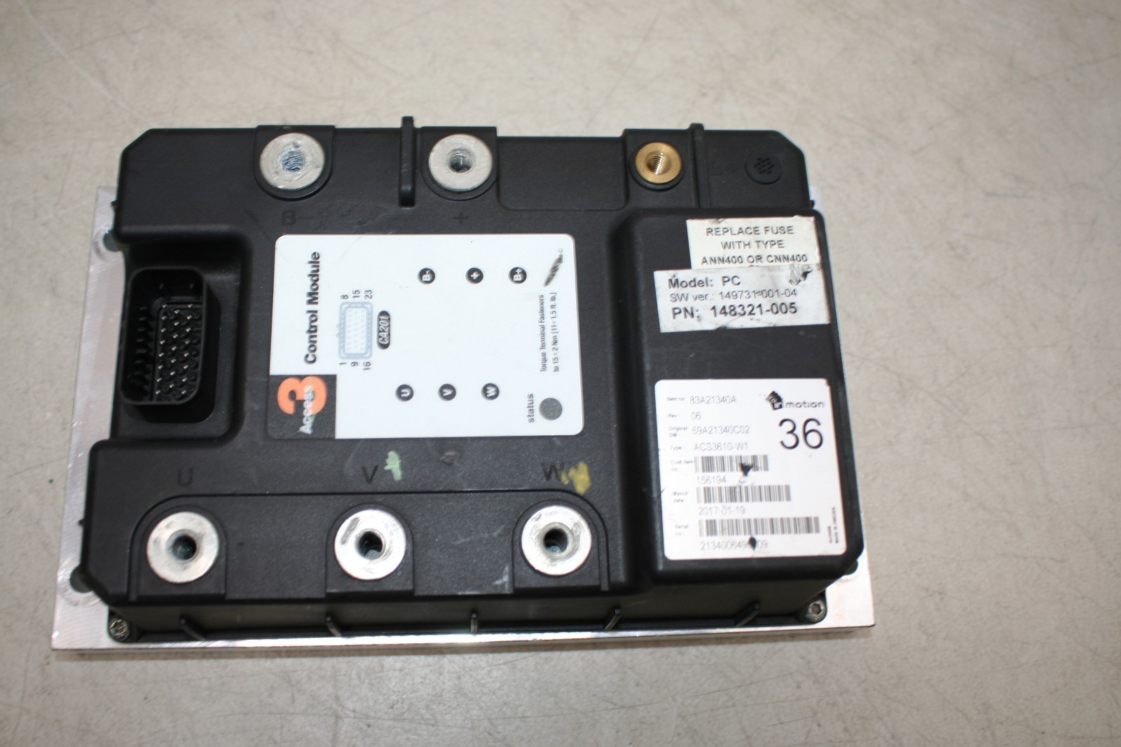 USSP Crown Access 3 Control Module PE 148321-005 83A21340A ACS3610-W1 Untested