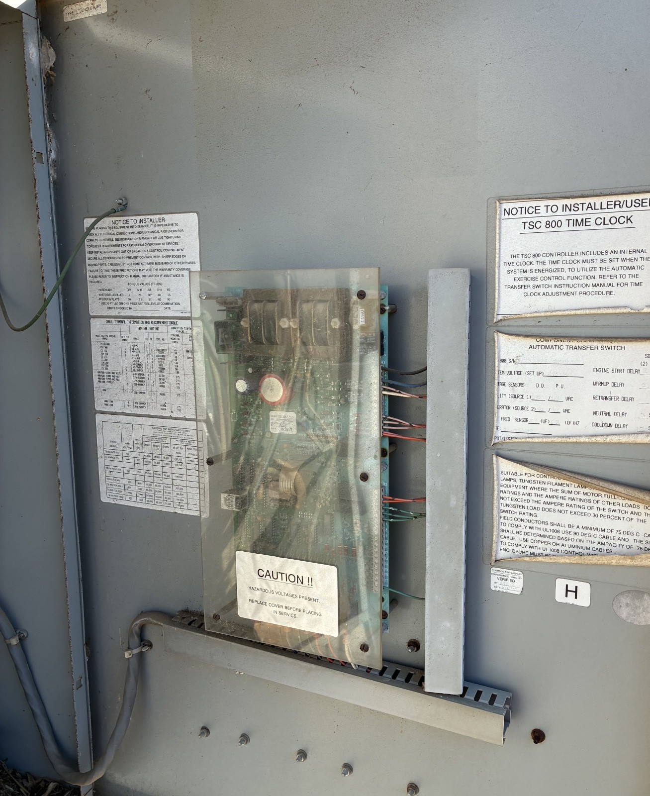 Thomson TS852-MS3 200A Automatic Transfer Switch 240V Generator ATS TSC800