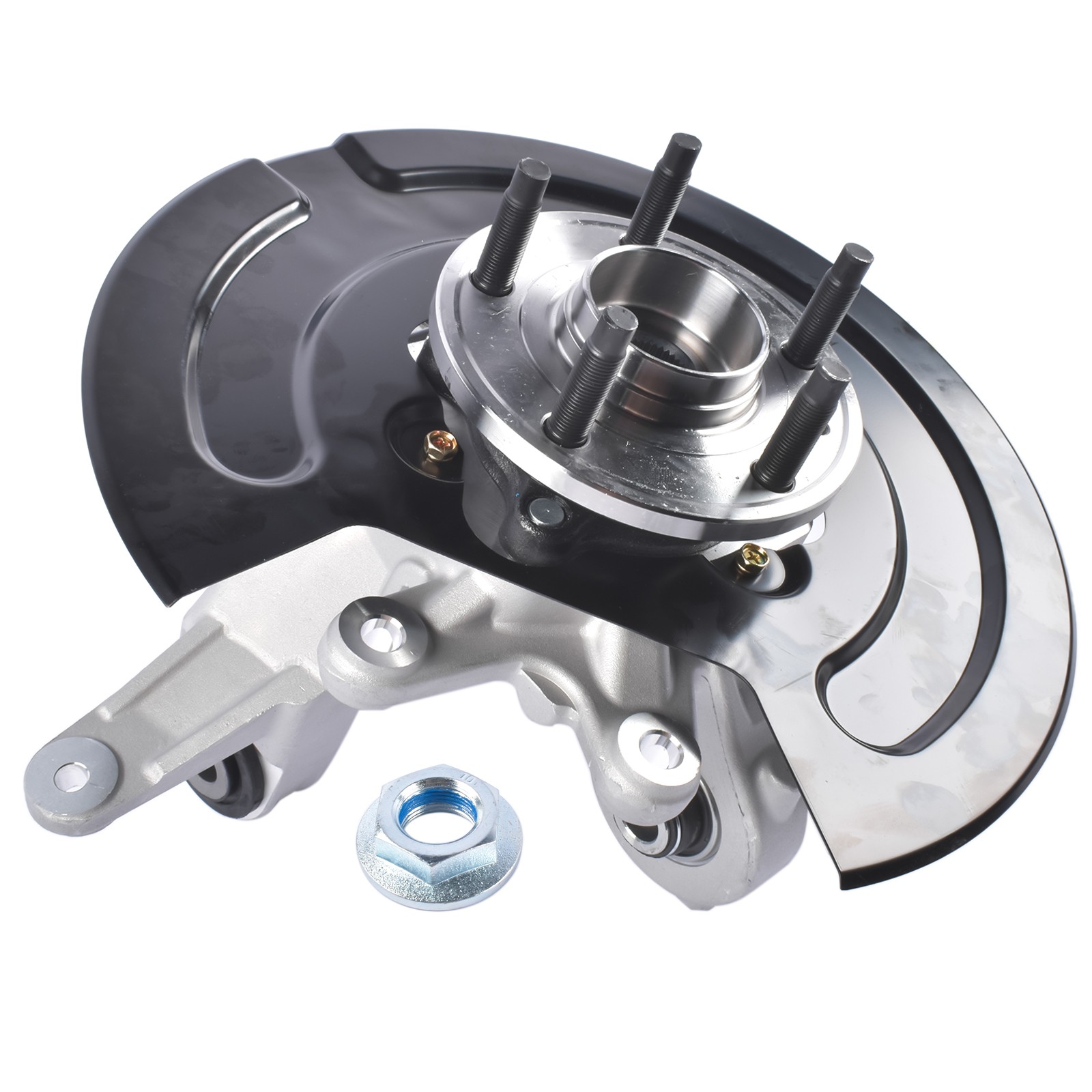 Rear Left Steering Knuckle & Wheel Bearing Hub Assembly Replacement- 2011-2019 F