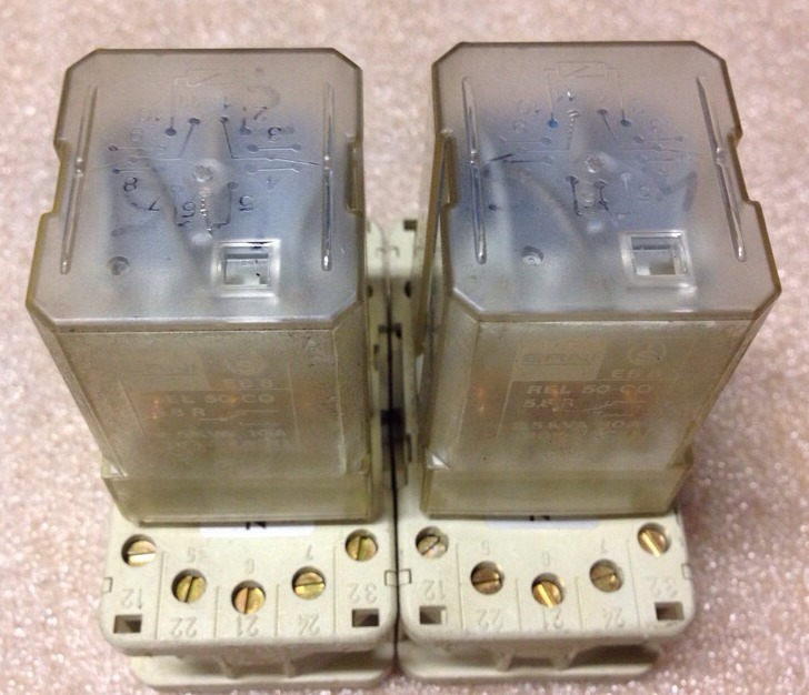 Schrack 111PGS & Erni REL50-CO, Lot Of 2, ShipSameDay W/2-3DayShipping #1374X