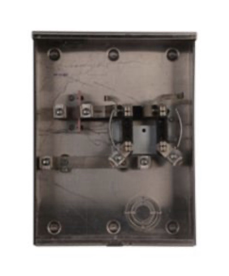 Eaton UGTRS213BE 3-Wire 1-Position Meter Socket, 600 VAC, 200 A, 1 Phase