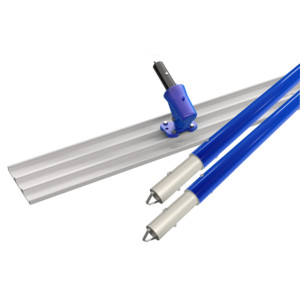 Bon 82-365 48 Square End Bull Float With Wormgear Bracket & 2 Handles