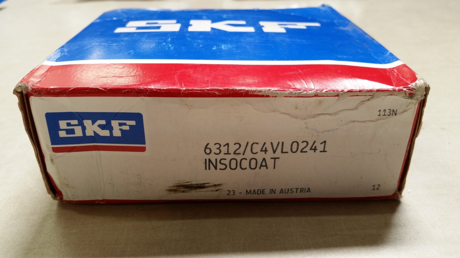 SKF 6312 / C4VL0241 / C4LO241 6312/C4VL0241 / 6312/C4VLO241 Insocoat Ships Fast
