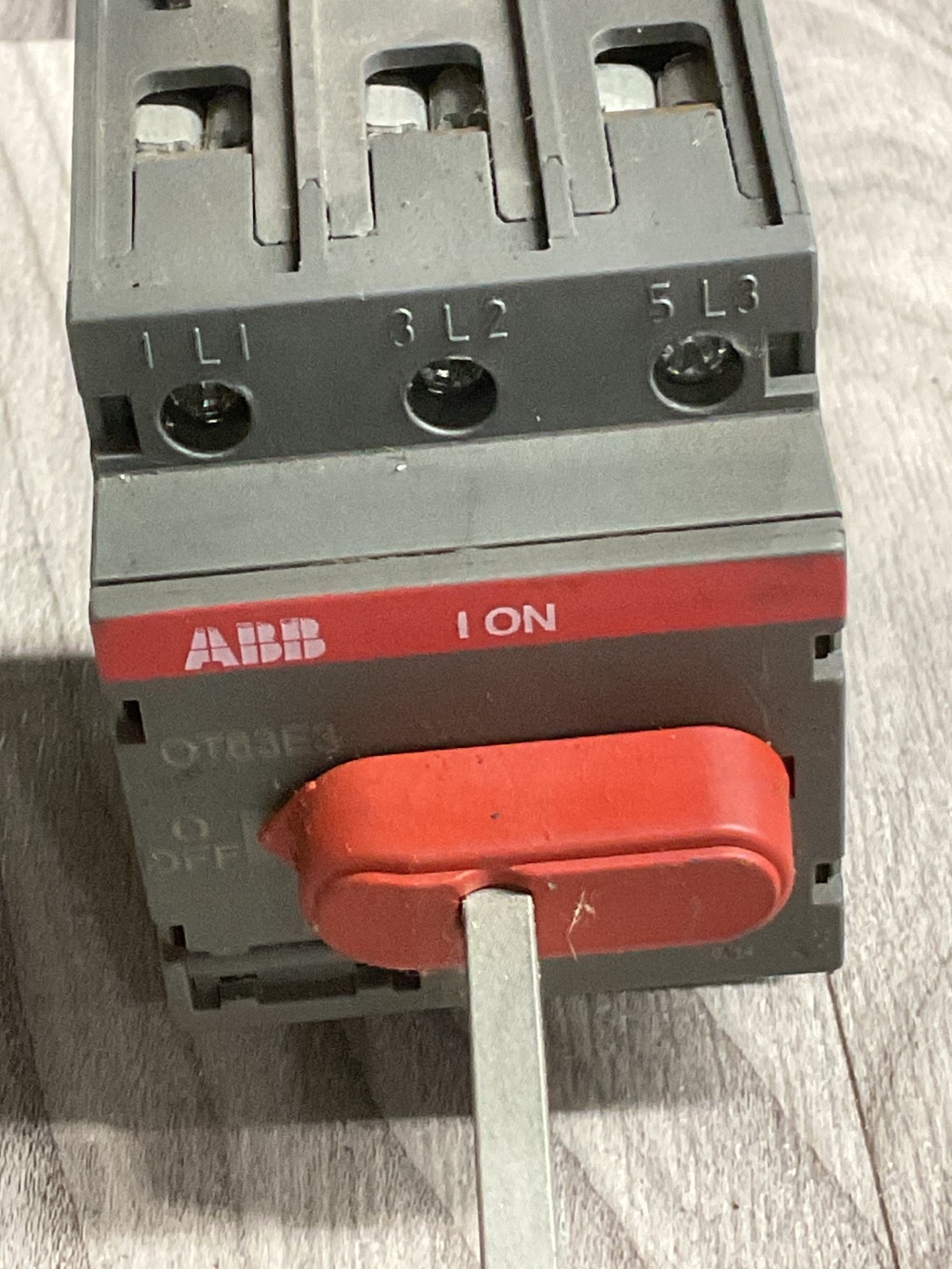 ABB DISCONNECT SWITCH OT63E3 600VAC 80A, 80 Amp, #4009J3
