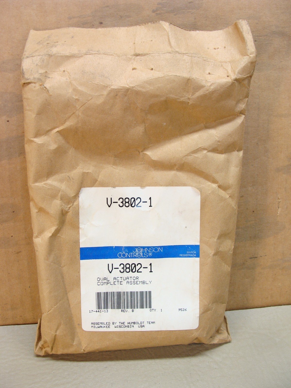 NEW Johnson Controls V-3802-1 V-3802 oval diaphragm actuator