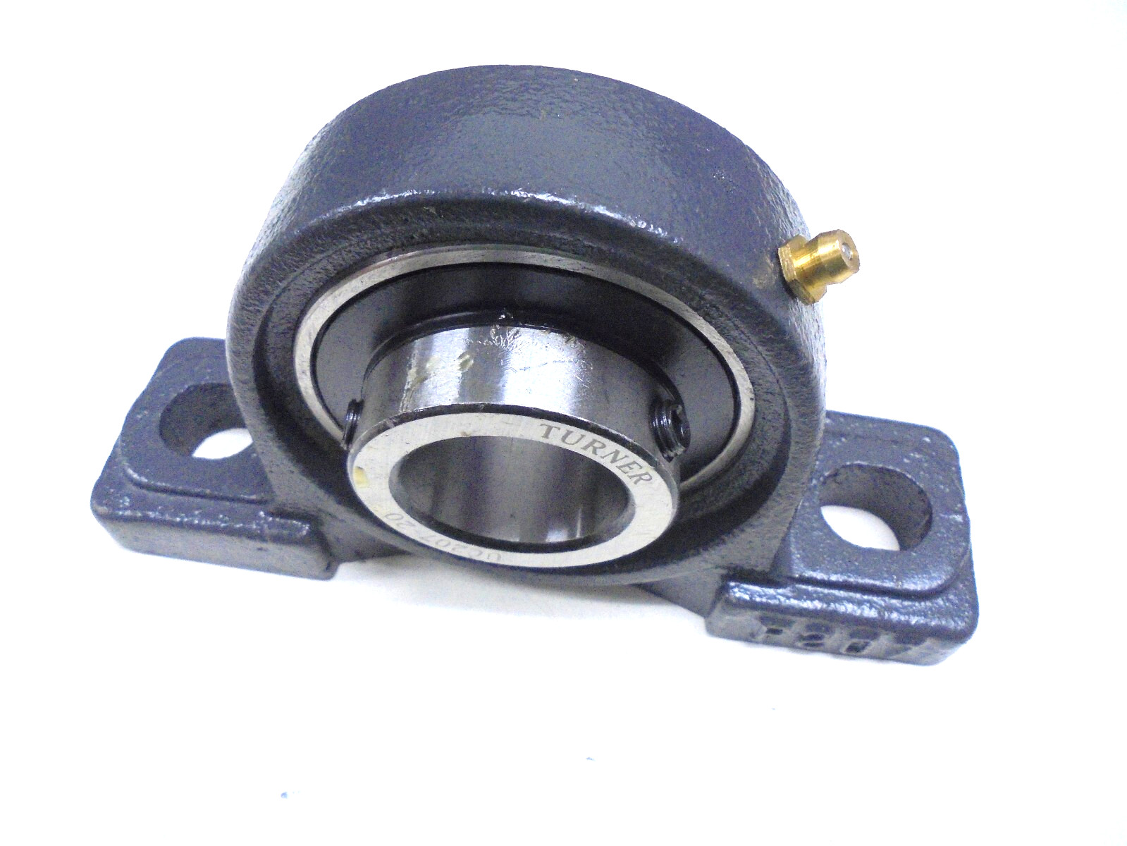 Turner UCP207-20 Pillow Block Bearing 1-1/4″ Bore 2 Bolt Double Set Screw Collar